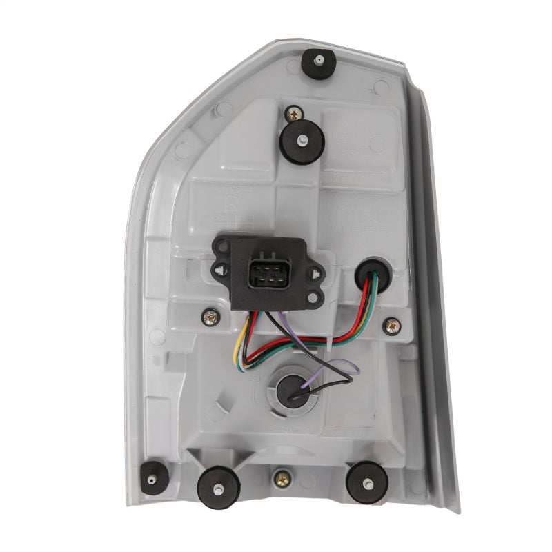 ANZO 11-14 Chrysler 300 LED Taillights in chrome finish with sequential lighting, showcasing modern design and enhanced visibility.