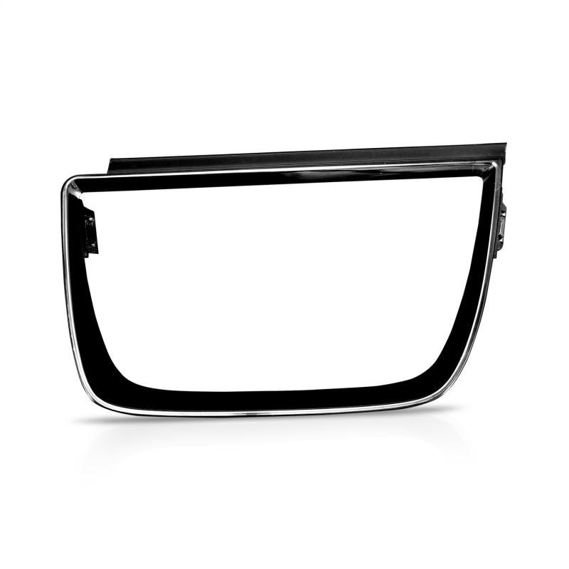 ANZO 2010-2013 Chevrolet Camaro taillight bezels in gloss black finish, showcasing sleek design and perfect fit.