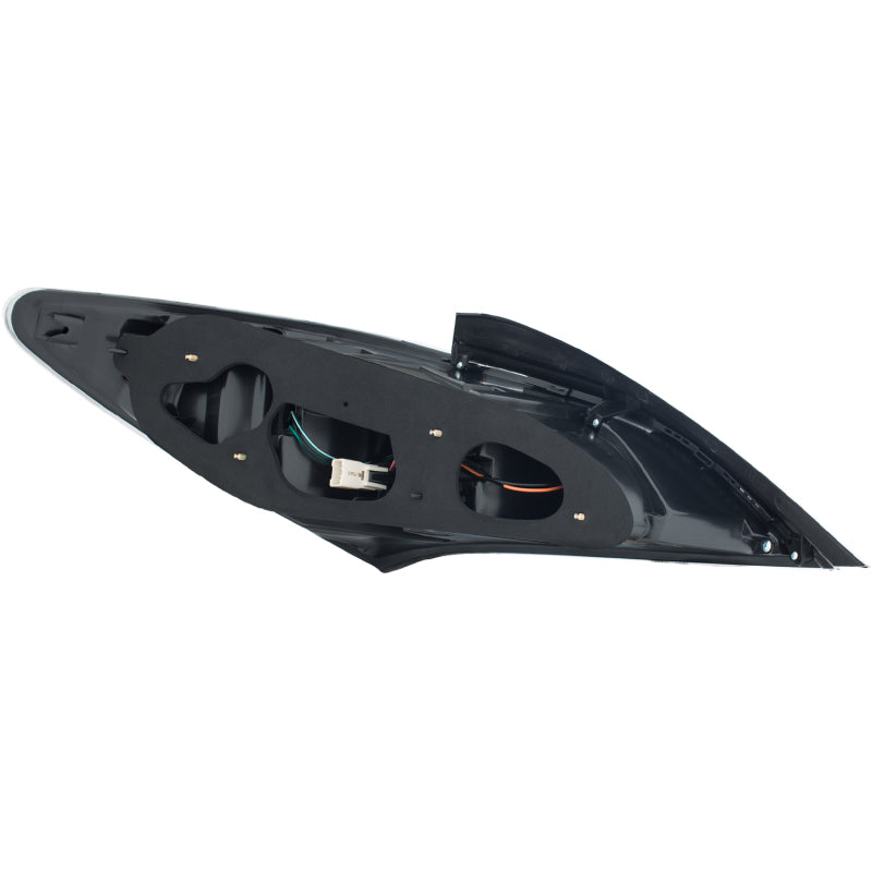 ANZO LED taillights for 2010-2013 Hyundai Genesis Coupe in red and clear design, showcasing modern styling and enhanced visibility.