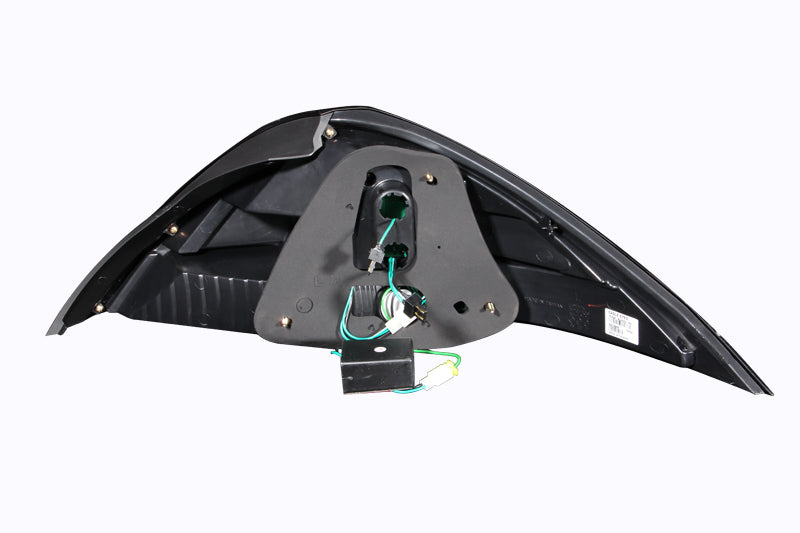 ANZO 2003-2005 Honda Accord LED taillights with black housing and clear lens, showcasing modern design and enhanced visibility.