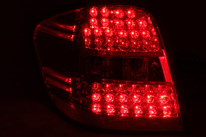 ANZO LED taillights for 2006-2007 Mercedes Benz M Class, featuring a red and clear lens design.