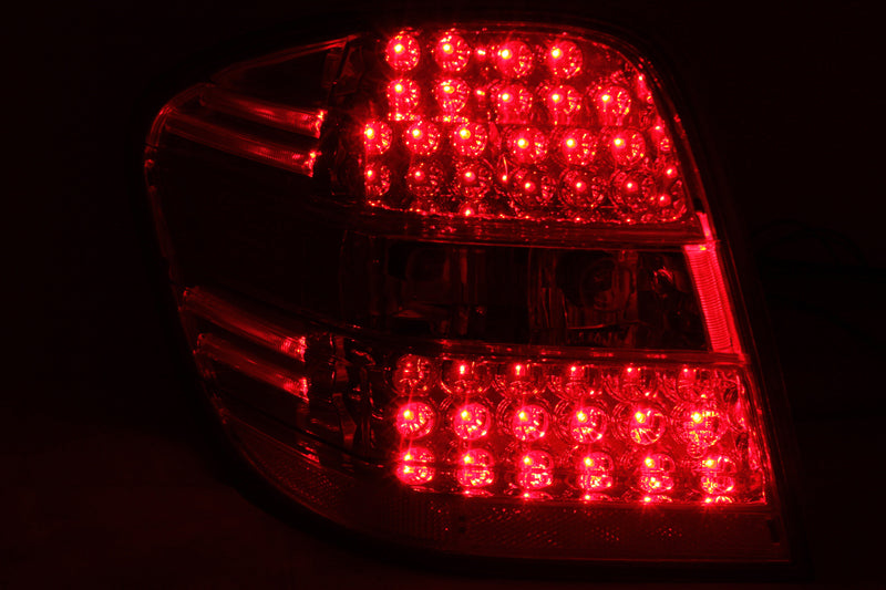 ANZO LED taillights for 2006-2007 Mercedes Benz M Class, featuring a red and clear lens design.