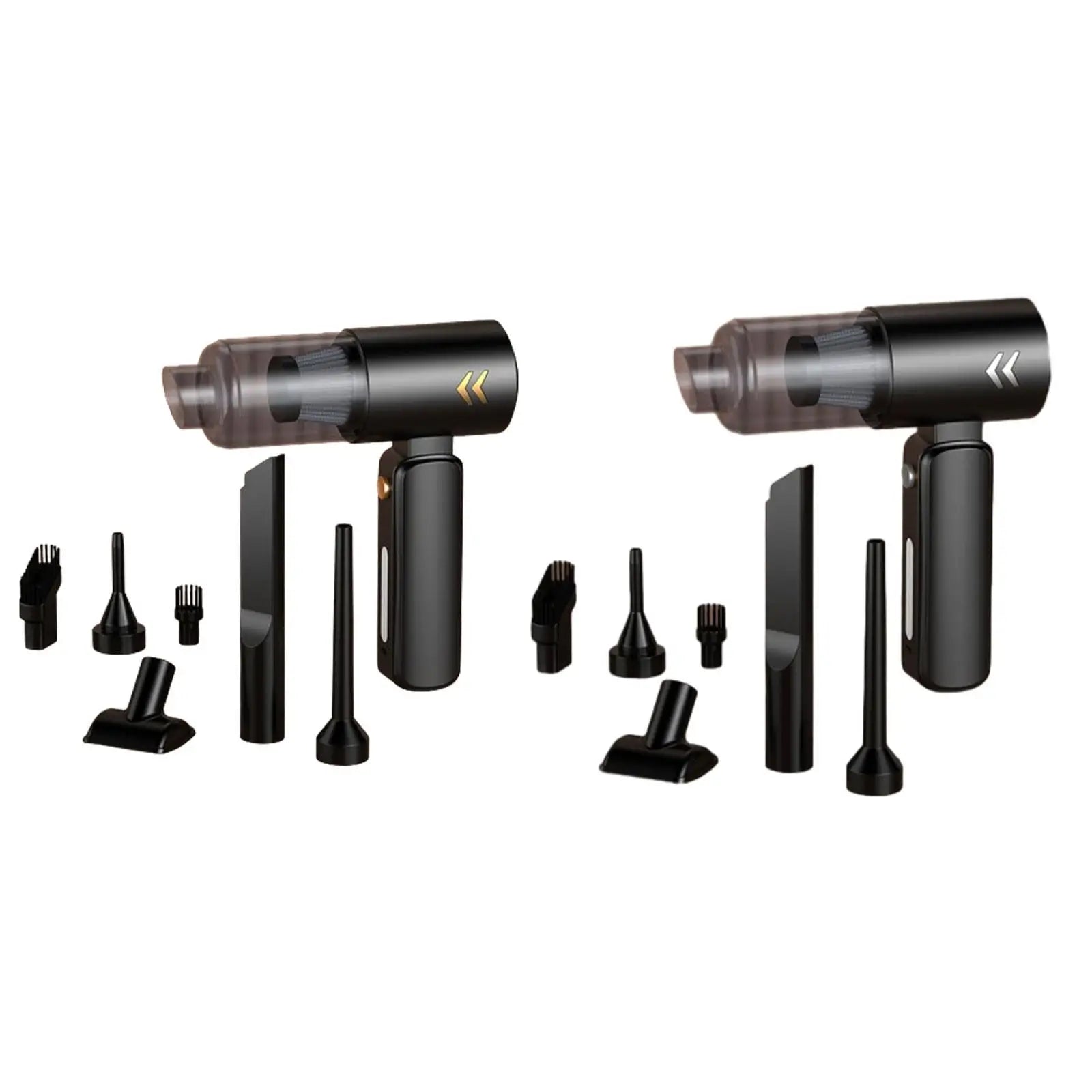 Lightweight handheld vacuum cleaner with powerful 8000PA suction, designed for home and car use.