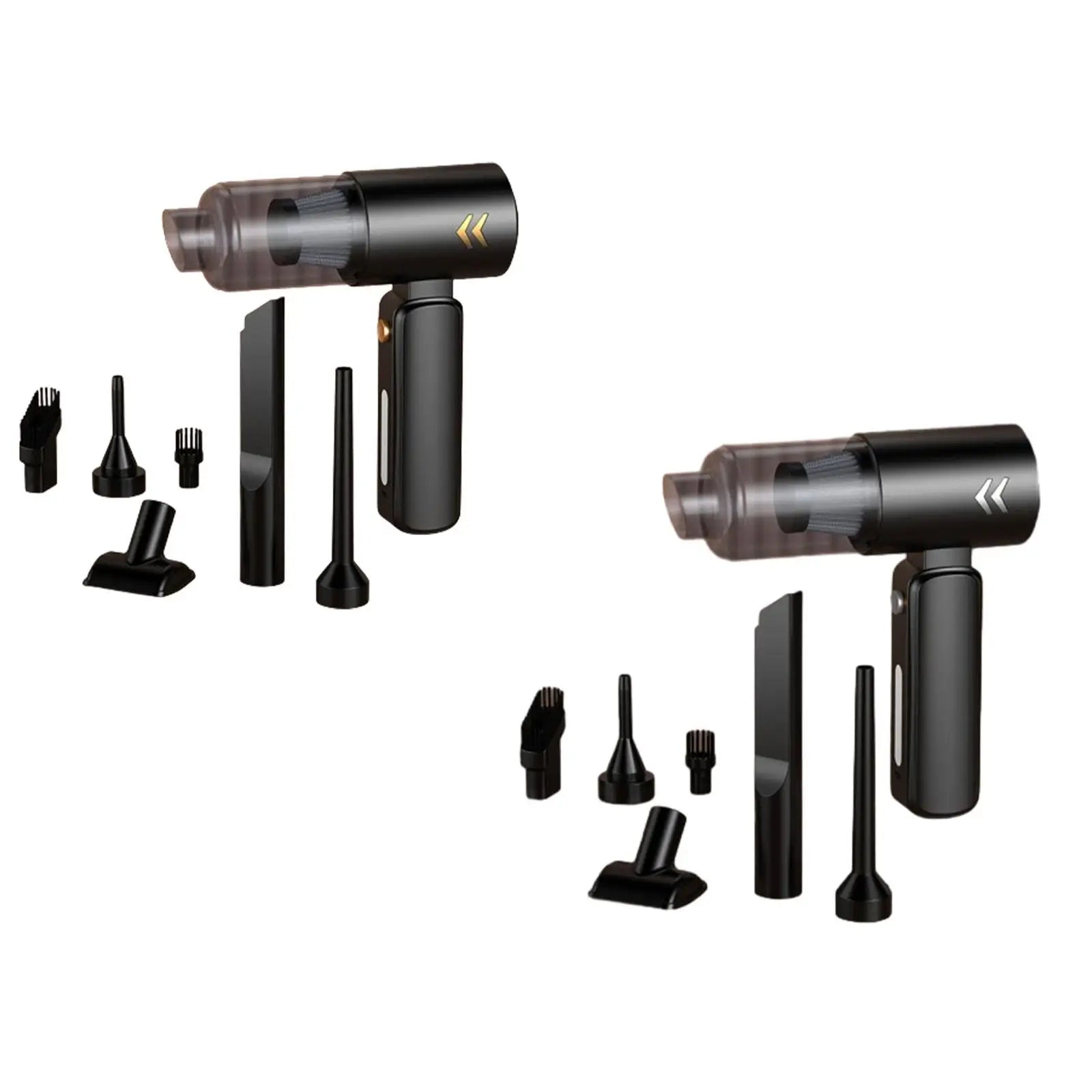 Lightweight handheld vacuum cleaner with powerful 8000PA suction, designed for home and car use.