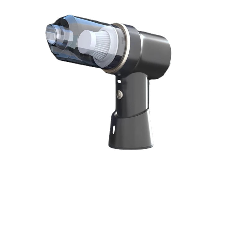 Wireless Mini Car Vacuum Cleaner with strong suction and portable design, ideal for car cleaning.