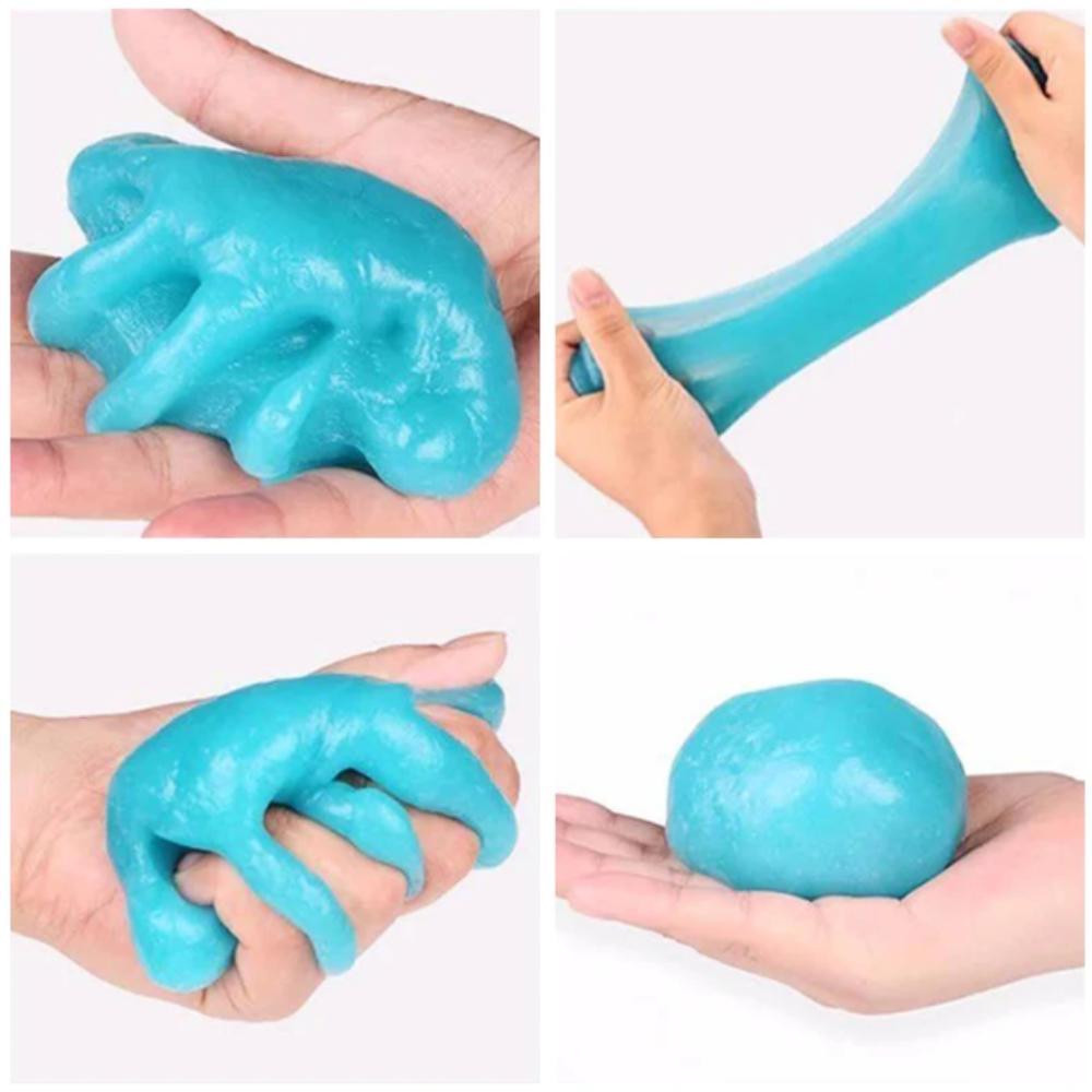 Dust Cleaning Gel in blue color, designed for effective dust removal from various surfaces.