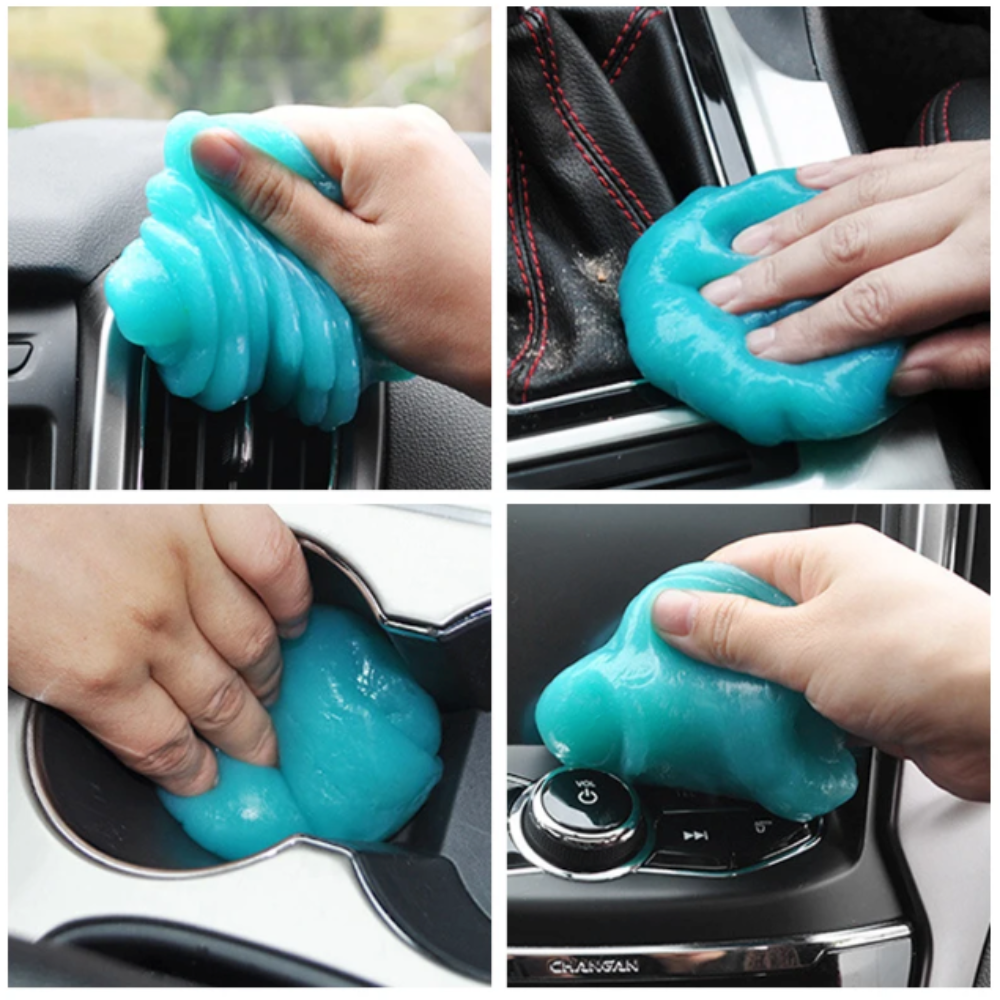 Dust Cleaning Gel in blue color, designed for effective dust removal from various surfaces.