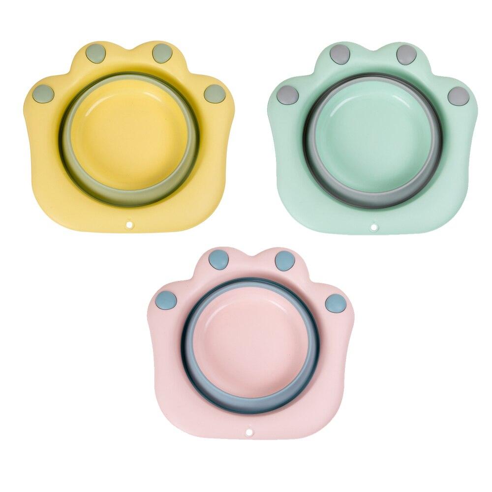 Folding Portable Car Wash Basin Bucket in vibrant colors, showcasing its compact and foldable design.