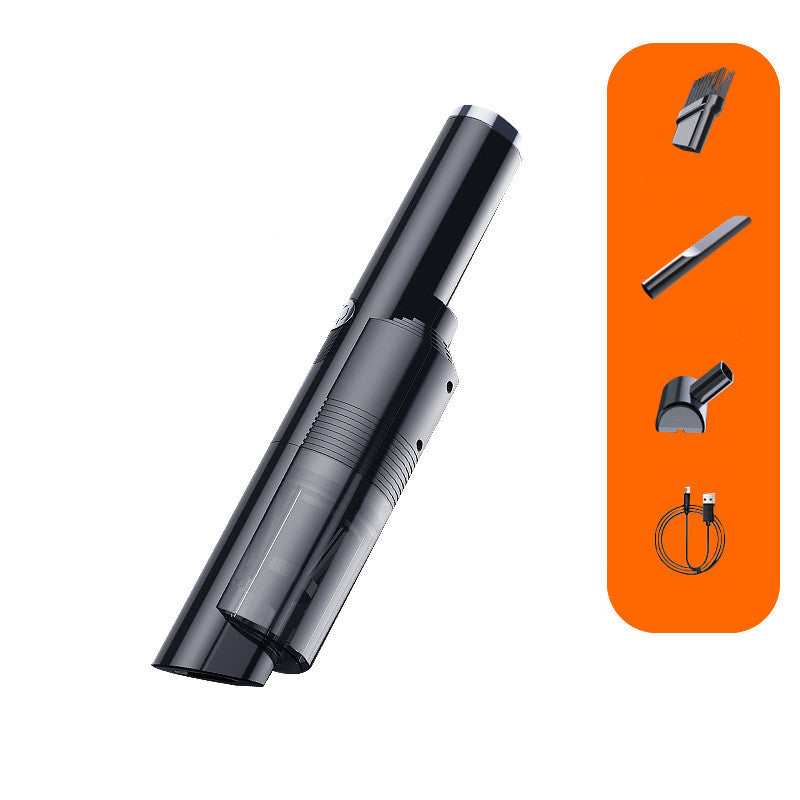 High-power Dual-purpose Handheld Rechargeable Vacuum Cleaner with multiple accessories for efficient cleaning.
