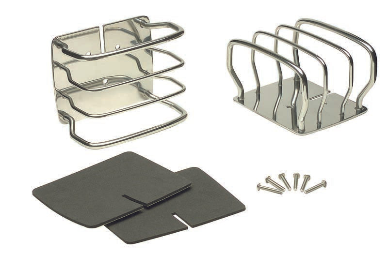 Kentrol 76-06 polished silver taillight guard pair for Jeep Wrangler YJ/TJ, showcasing durability and sleek design.