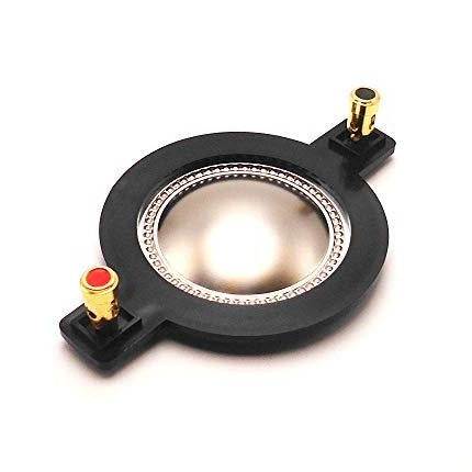 Lymal Audio LT-DRV2-RK 2.03-inch Titanium Voice Coil Diaphragm for audio equipment repair, showcasing its sleek design and durable material.