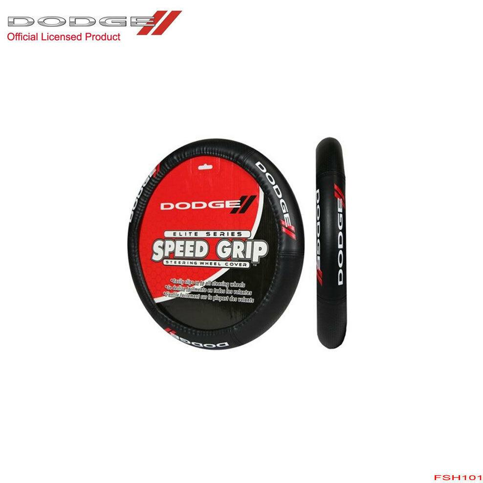 New Dodge Ram Elite Series Synthetic Leather Steering Wheel cover featuring unique designs and a luxurious finish, designed for comfort and durability.