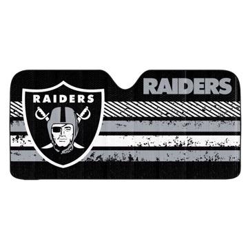NFL Universal Automobile Sunshade featuring vibrant team colors, blocking sunlight and UV rays, designed to fit most vehicles.