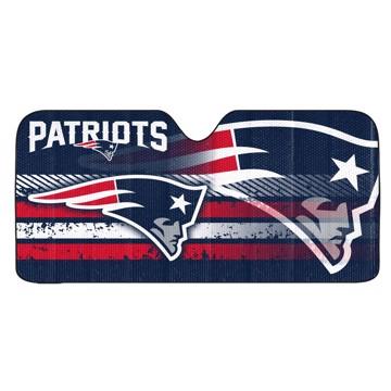 NFL Universal Automobile Sunshade featuring vibrant team colors, blocking sunlight and UV rays, designed to fit most vehicles.