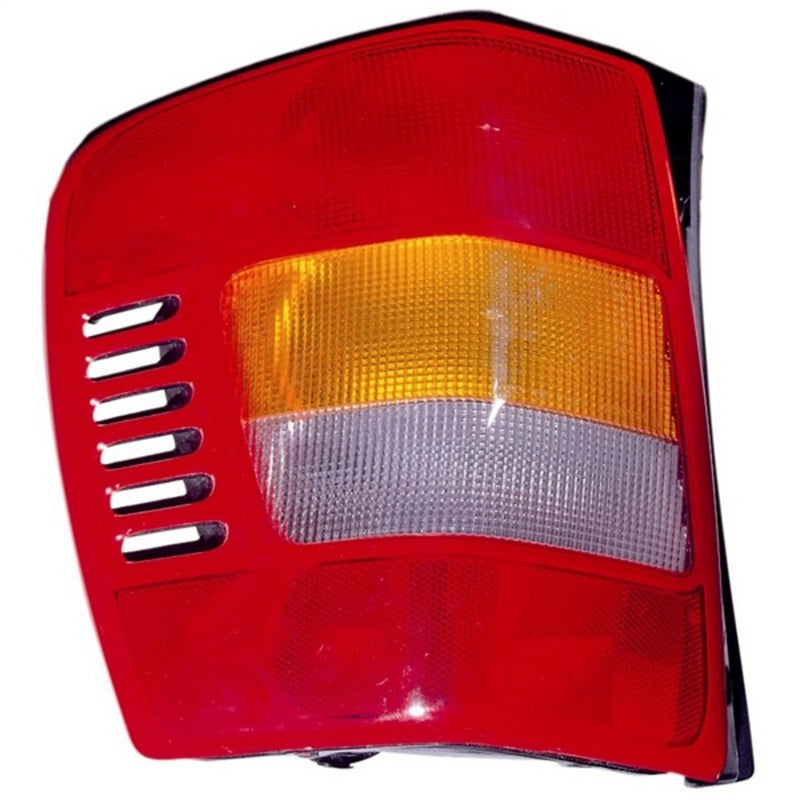 Omix Left Tail Lamp for 1999-2004 Jeep Grand Cherokee, showcasing its sleek design and quality construction.
