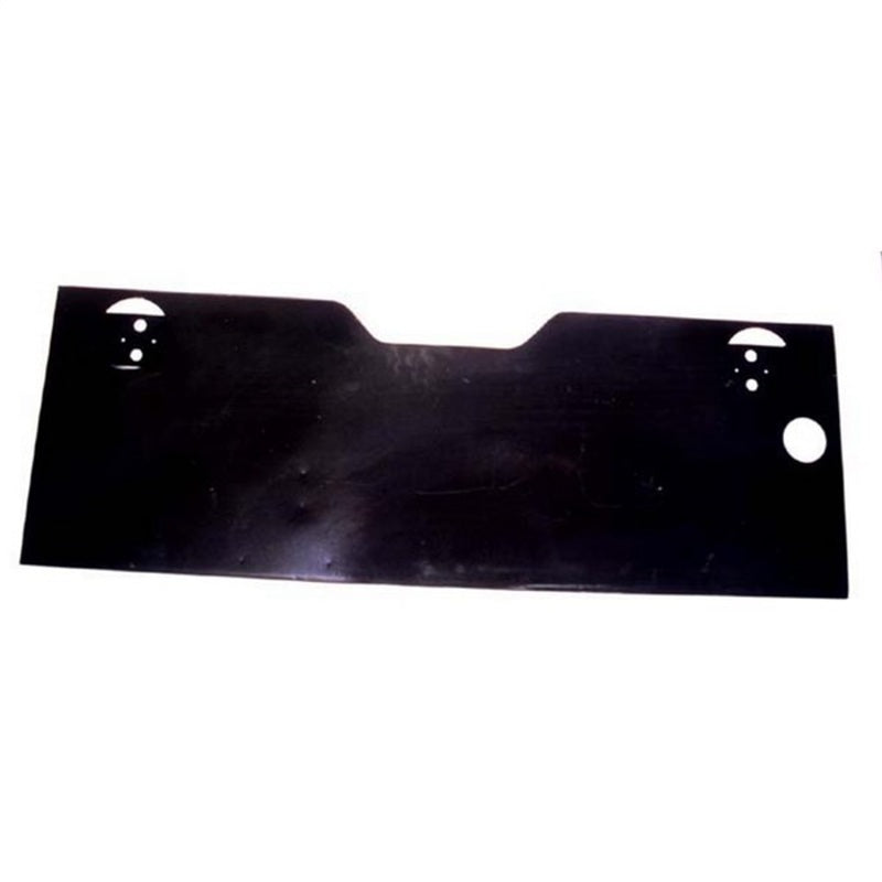 Omix Rear Tail Panel for 41-45 Willys MB and Ford GPW, featuring durable steel construction and precise dimensions.