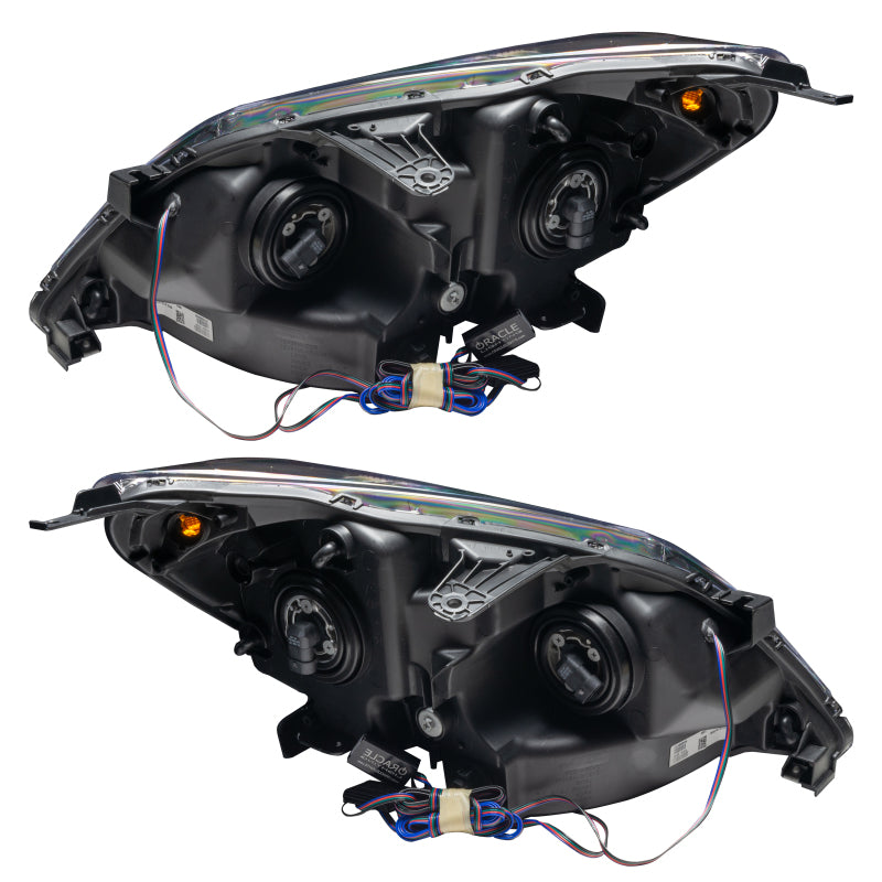 Oracle 05-07 Honda Odyssey SMD headlights with ColorSHIFT and 2.0 controller, showcasing Chrome and Black housing options.