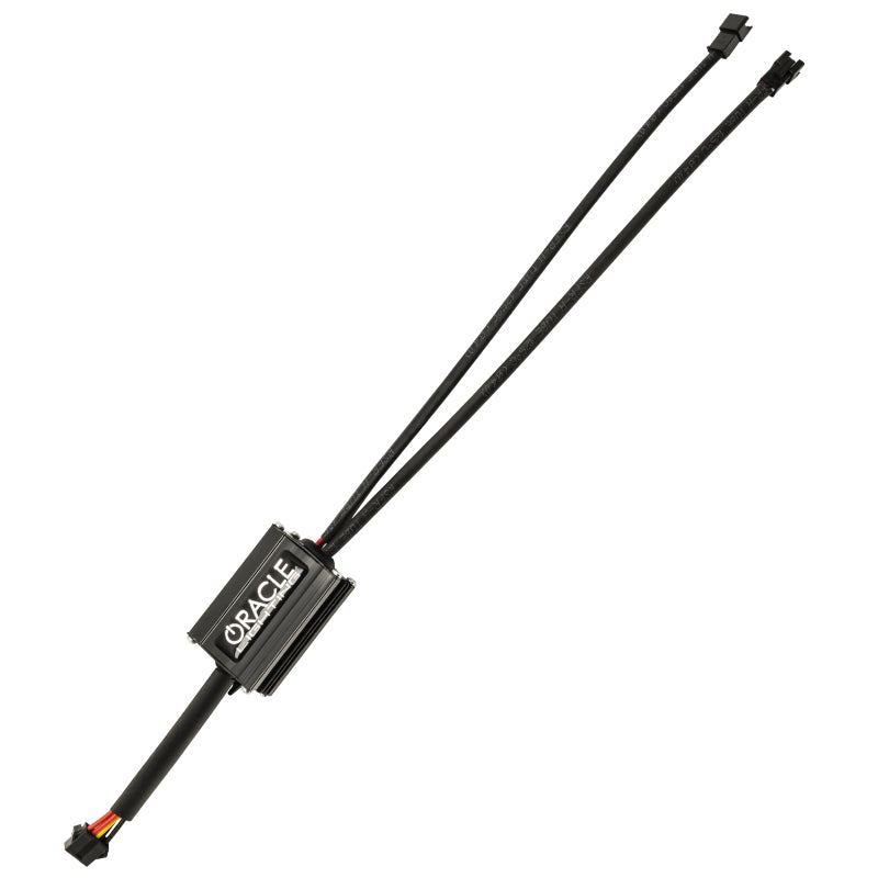 Oracle Dynamic DRL Replacement and Amber LED Turn Signals for 2013-2018 Dodge Ram, showcasing vibrant color patterns and sleek design.