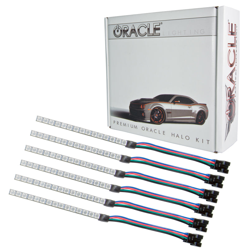 ORACLE Halo Kit for 2015-2017 Ford Mustang showcasing vibrant halo lights.