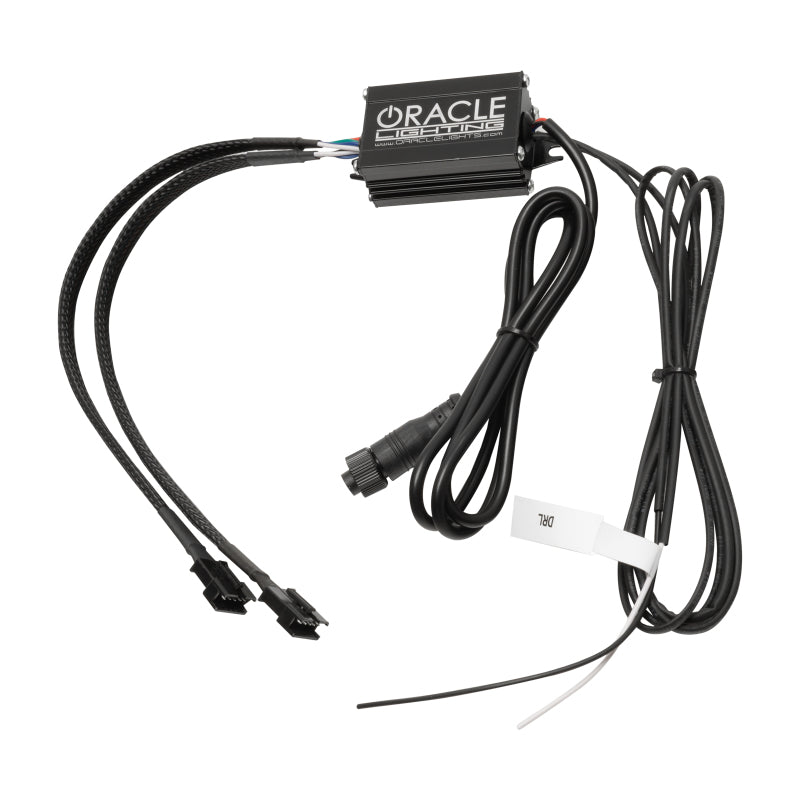 Oracle RGB+W Headlight DRL Upgrade Kit for 2016-2018 Chevrolet Camaro, showcasing vibrant color options and sleek design.