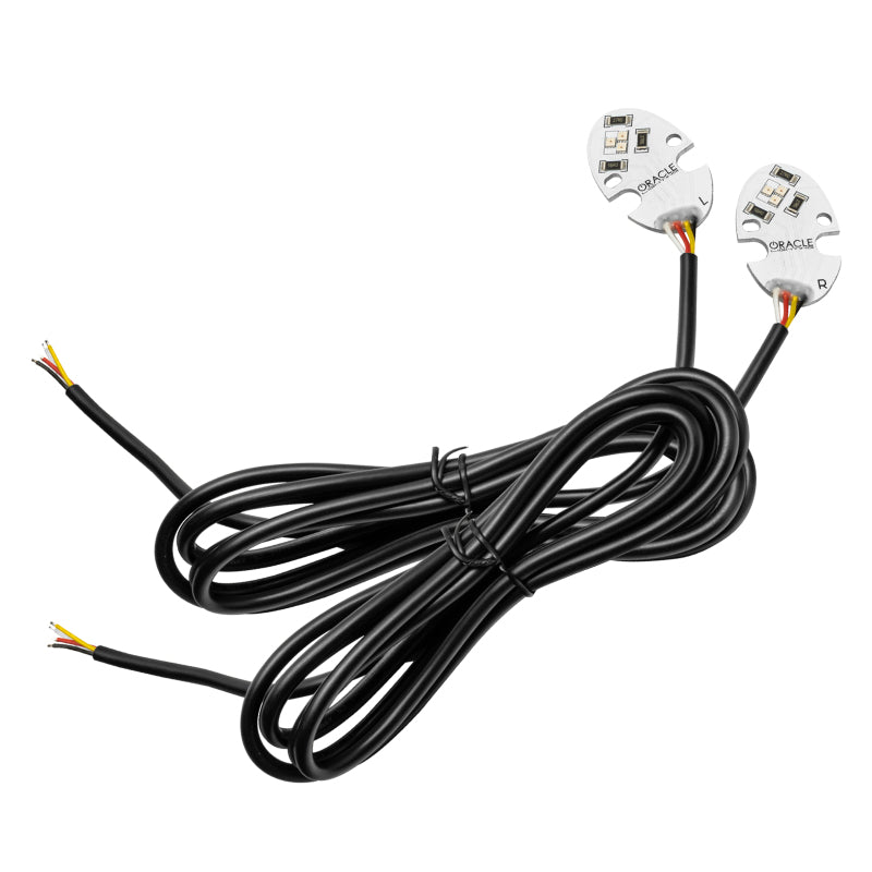 Oracle ColorSHIFT DRL Upgrade Kit for Tesla Model 3, showcasing the circuit board and LED components.