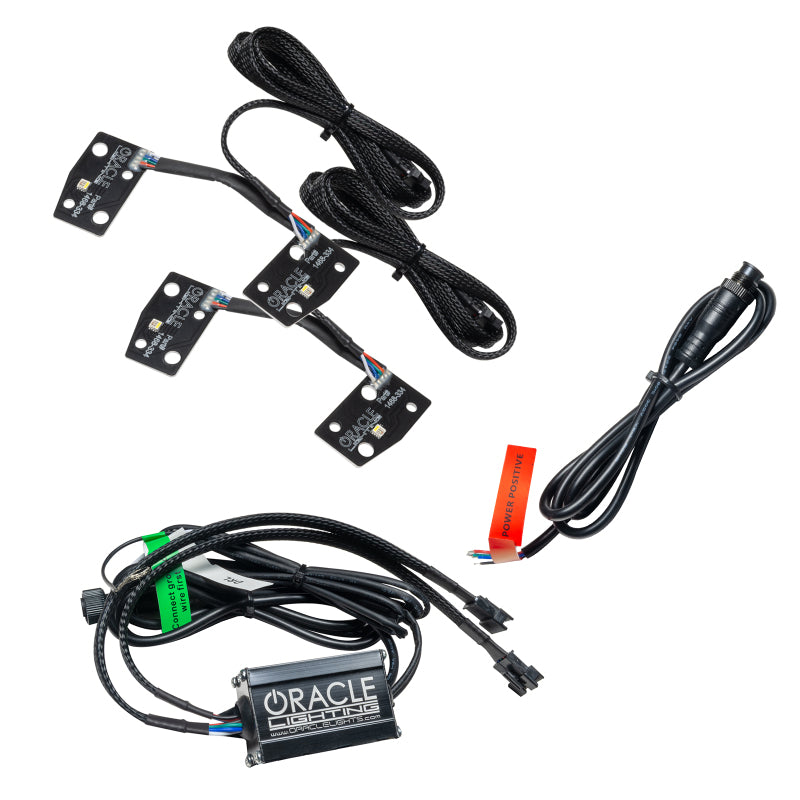 Oracle 2021 Ford Bronco DRL Upgrade with Halo Kit showcasing advanced lighting technology and stylish design.