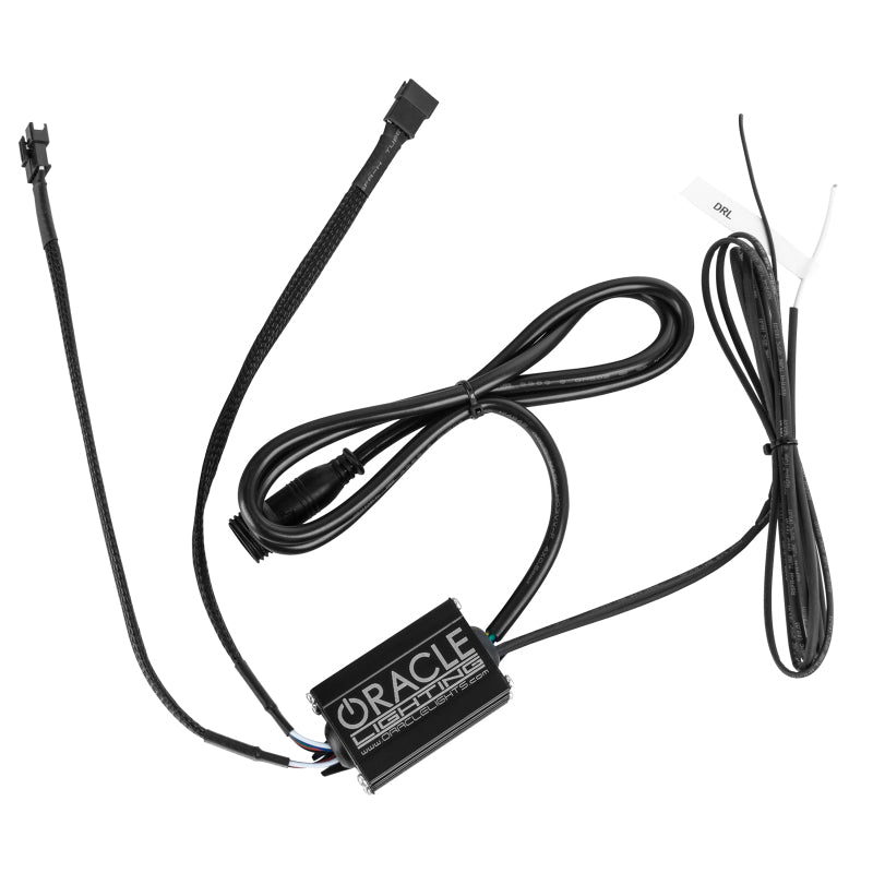 Oracle RGB+W Headlight DRL Upgrade Kit for 2020-2021 GMC Sierra 2500/3500 HD, showcasing vibrant color options and sleek design.