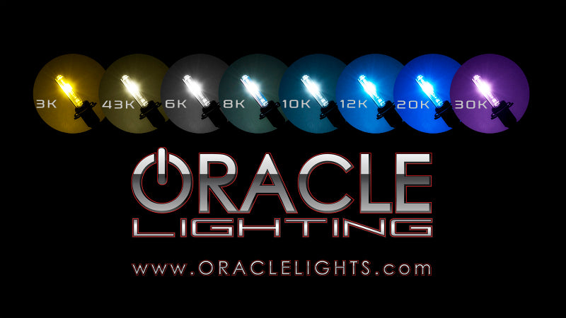 Oracle 9006 35W Canbus Xenon HID Kit with digital ballasts and wiring harness, designed for improved vehicle lighting.