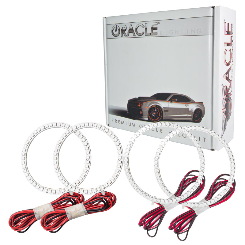 Oracle Arctic Cat F7 03-08 LED Halo Kit in white, showcasing advanced SMD technology and durable design for enhanced vehicle lighting.