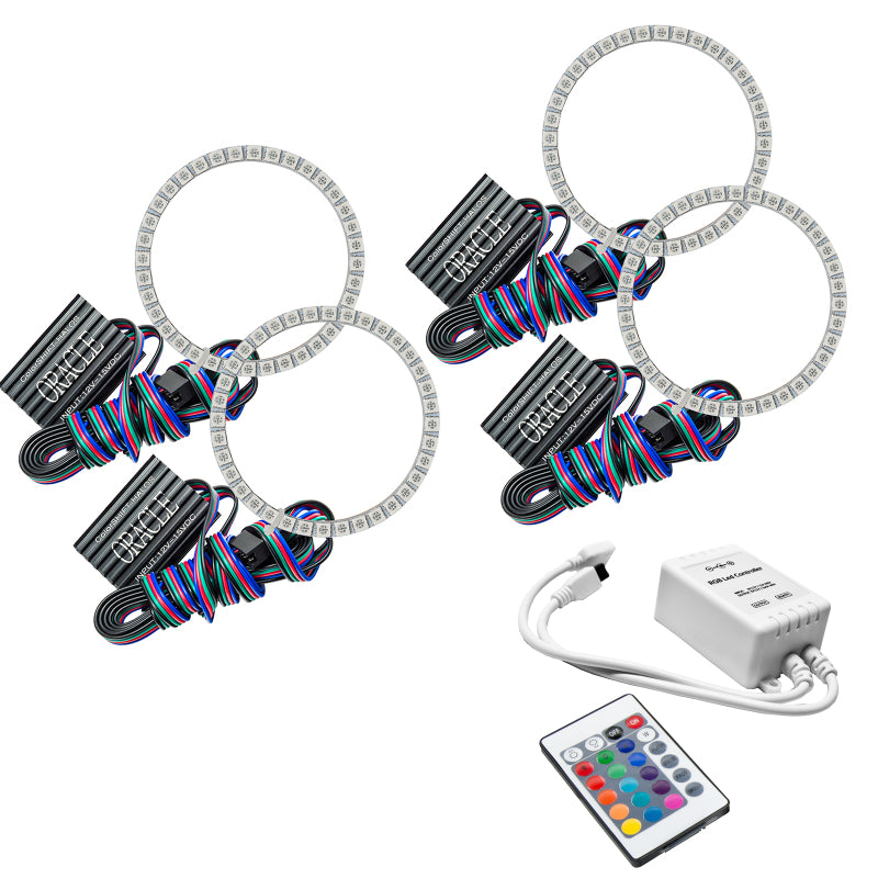 Oracle Bentley Flying Spur ColorSHIFT Halo Kit with bright LED rings and durable PCB design.