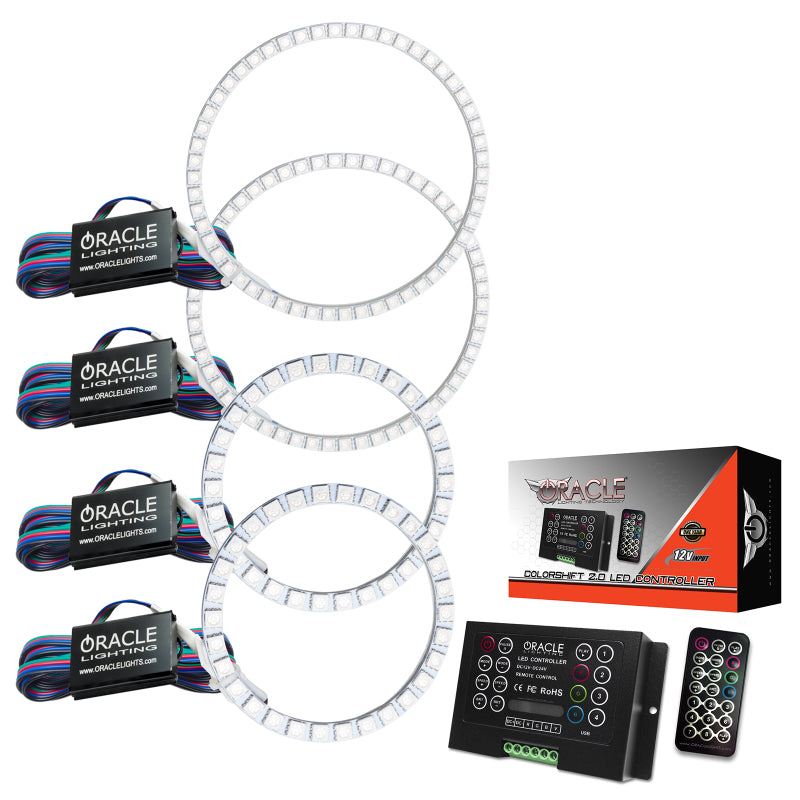 Oracle BMW M3 Coupe Halo Kit featuring ColorSHIFT technology with bright SMD rings for customizable lighting.