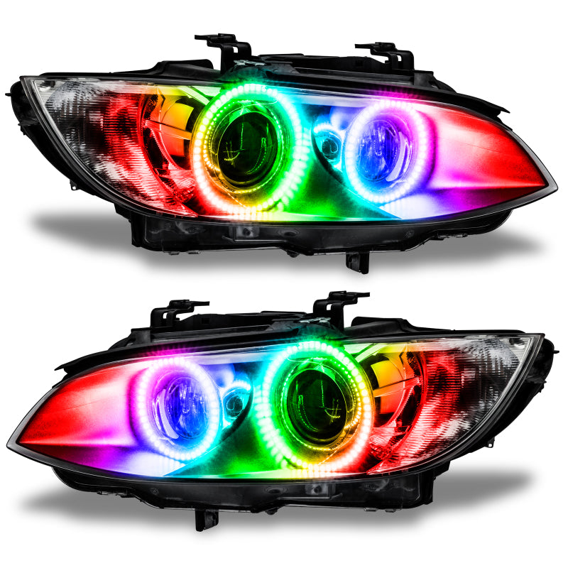 Oracle BMW M3 Coupe Halo Kit featuring ColorSHIFT technology with bright SMD rings for customizable lighting.