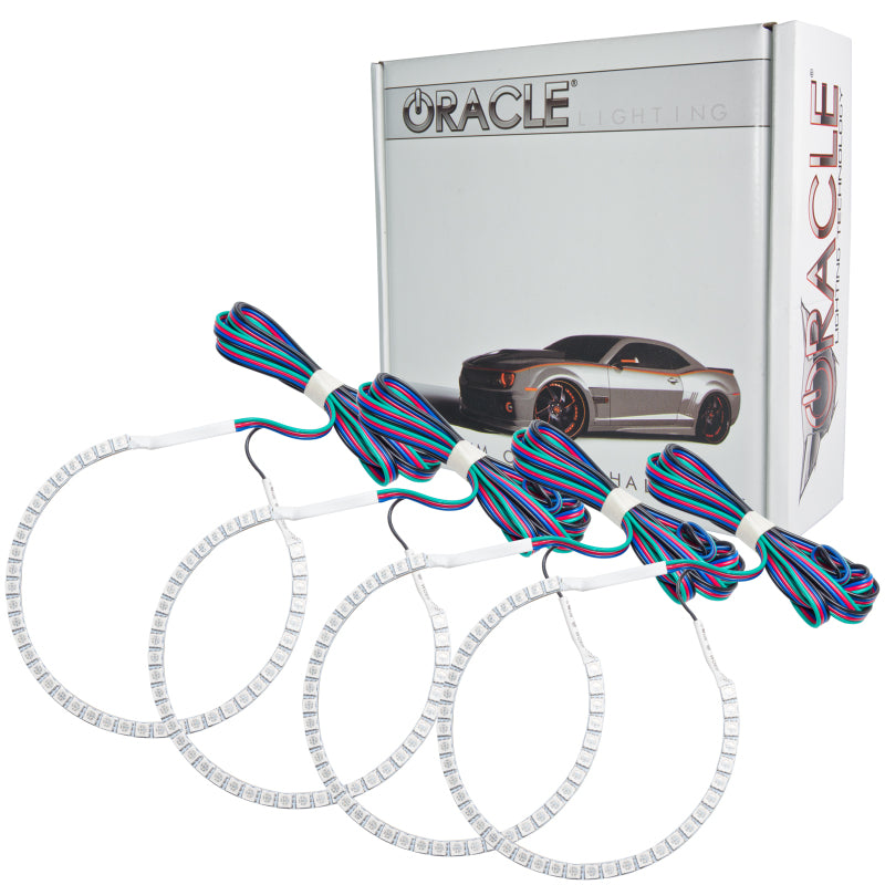 Oracle Cadillac Escalade 02-06 Halo Kit featuring ColorSHIFT technology with vibrant LED rings.
