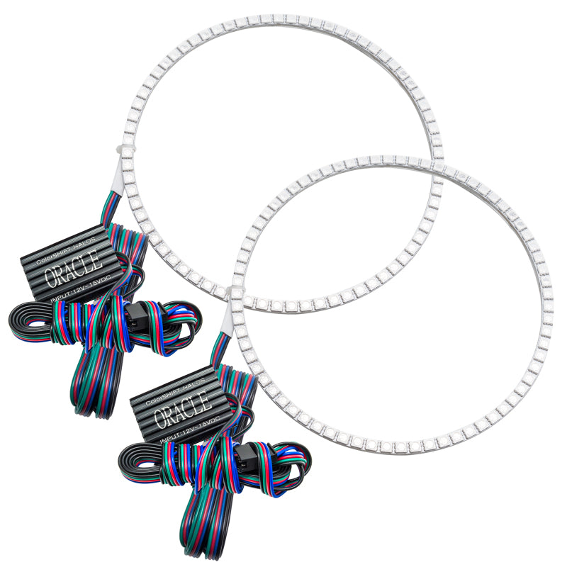 Oracle Chevrolet C10/GMC C Series ColorSHIFT Halo Kit featuring bright SMD rings for customizable vehicle lighting.