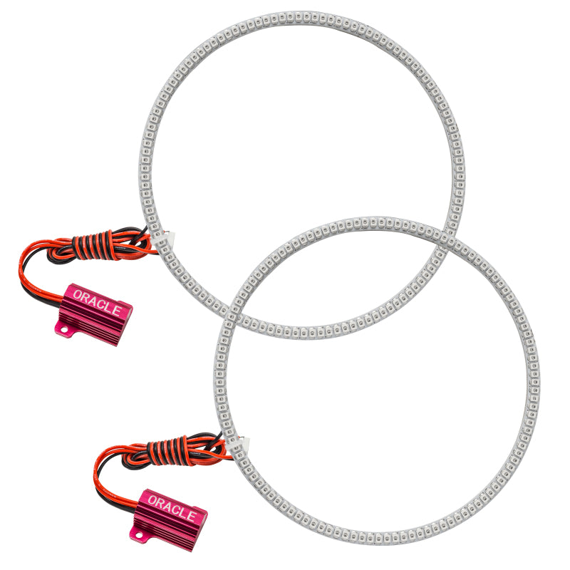 Oracle Chevrolet C10/GMC C Series LED Halo Kit in white, showcasing advanced LED technology and durable design.