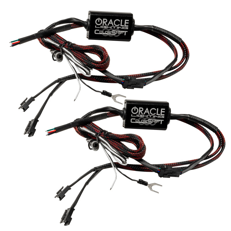 Oracle Chevrolet Silverado 03-06 Square Halo Kit featuring ColorSHIFT technology with bright LED rings.