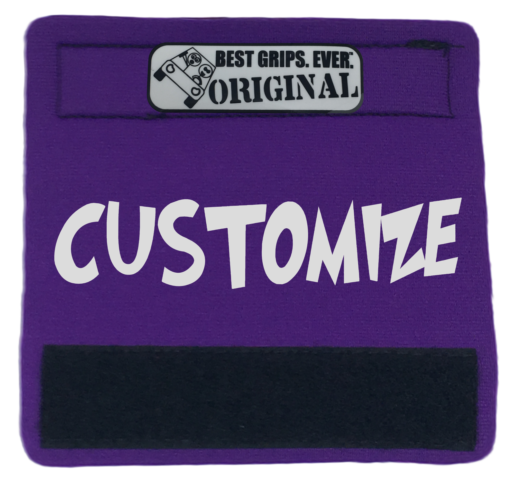 A vibrant display of The Custom Grip in three colors, showcasing its personalized design and comfortable texture.