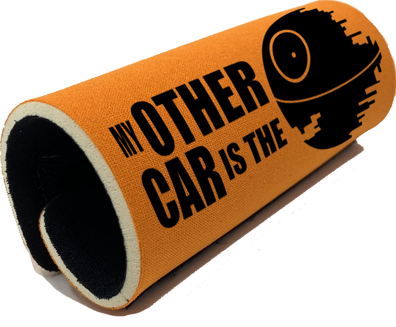 The DeathStar Grip 2 featuring smooth artwork and a soft base, designed for vehicle interiors.