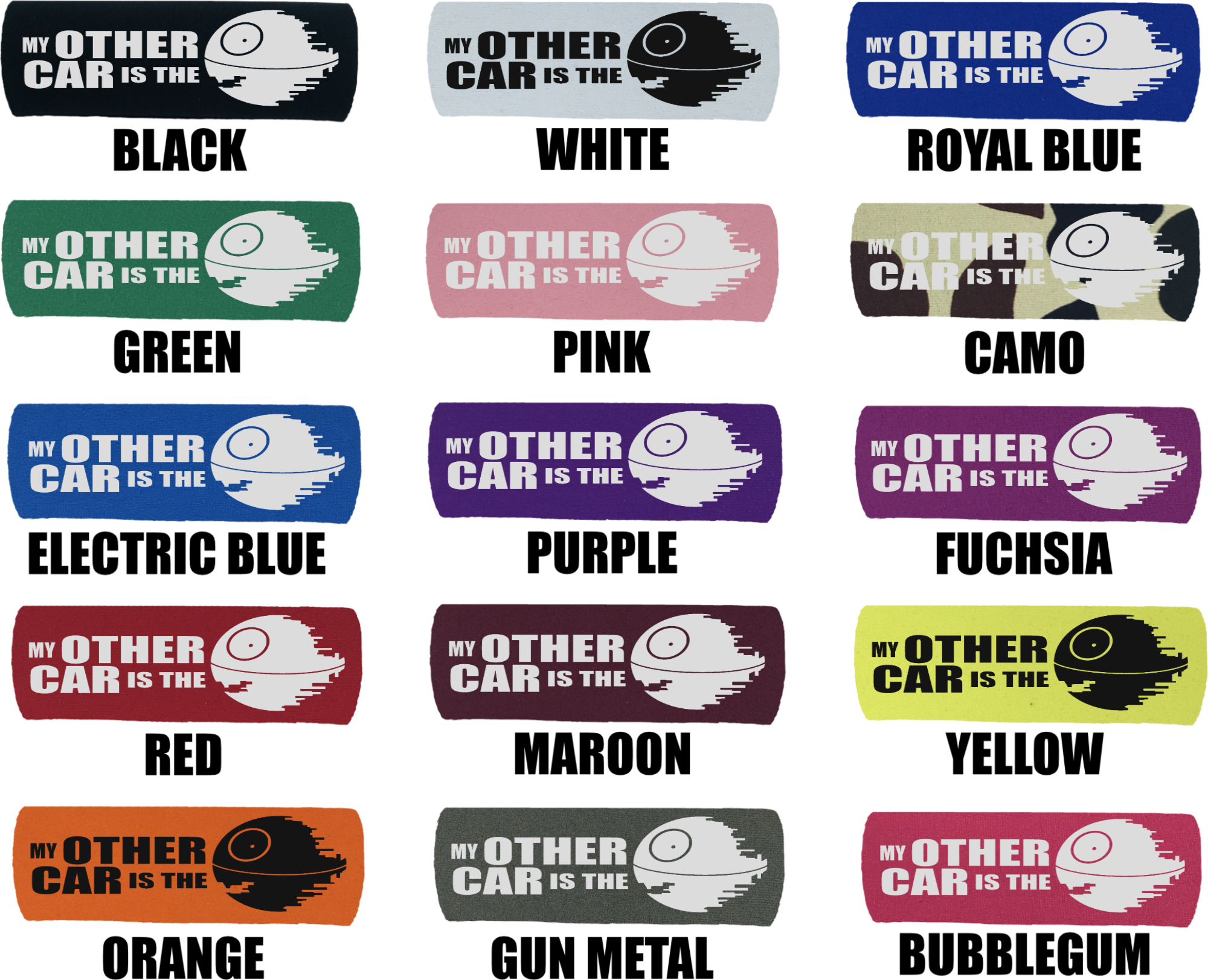 The DeathStar Grip 2 featuring smooth artwork and a soft base, designed for vehicle interiors.