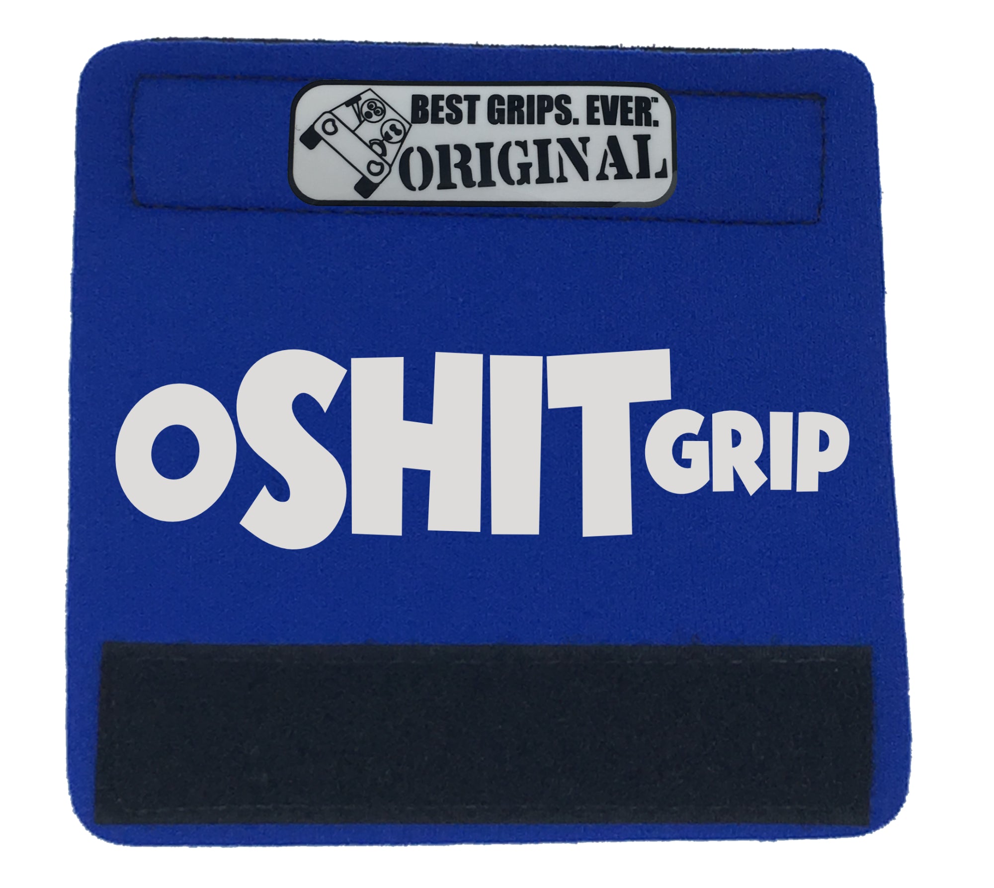 The O Shit Grip™ 2.0 featuring smooth artwork and a super-soft base, designed for vehicle interiors.