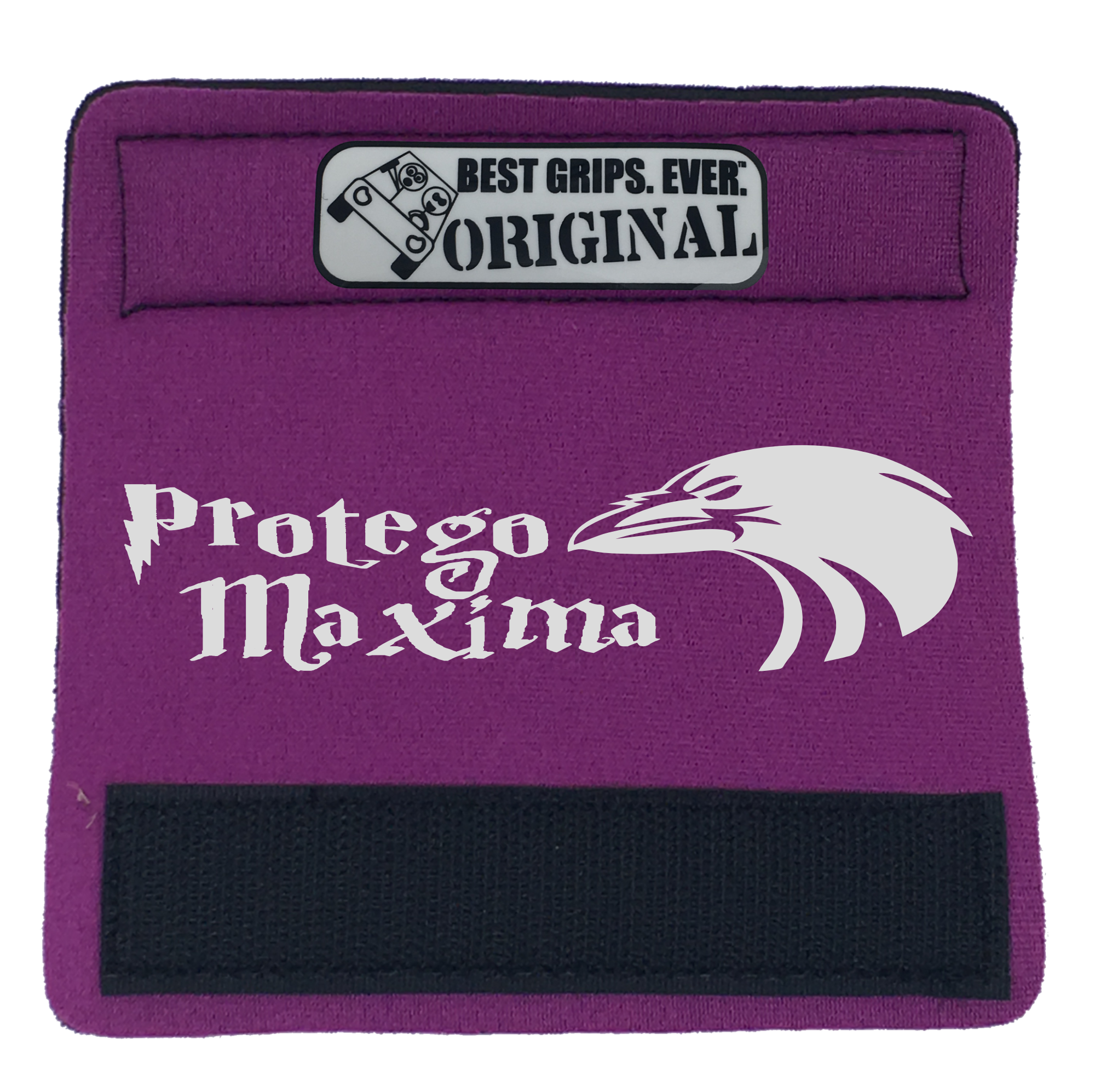 The Raven Grip featuring smooth artwork and a super-soft base, designed for comfort and style in vehicles.