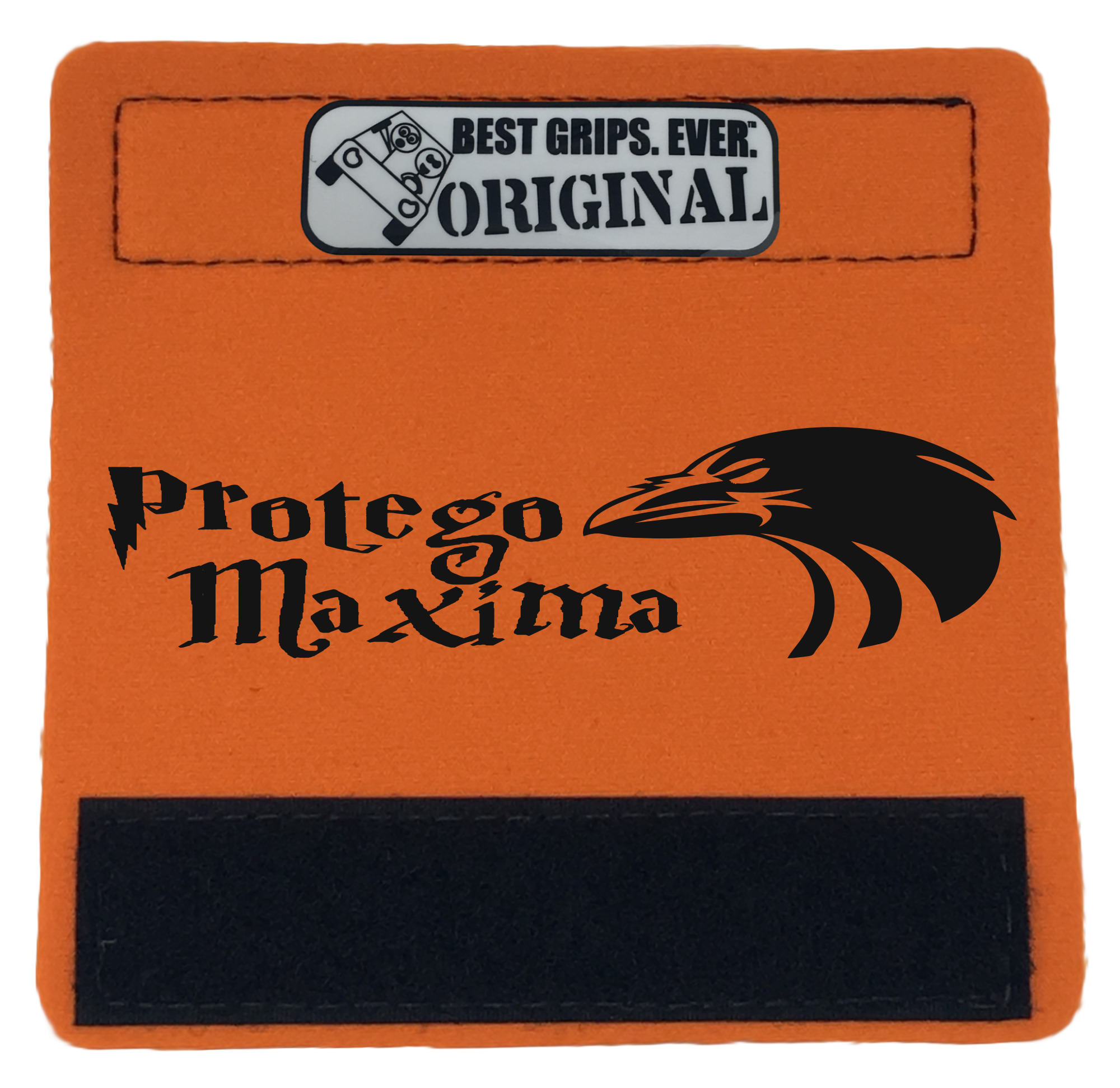 The Raven Grip featuring smooth artwork and a super-soft base, designed for comfort and style in vehicles.