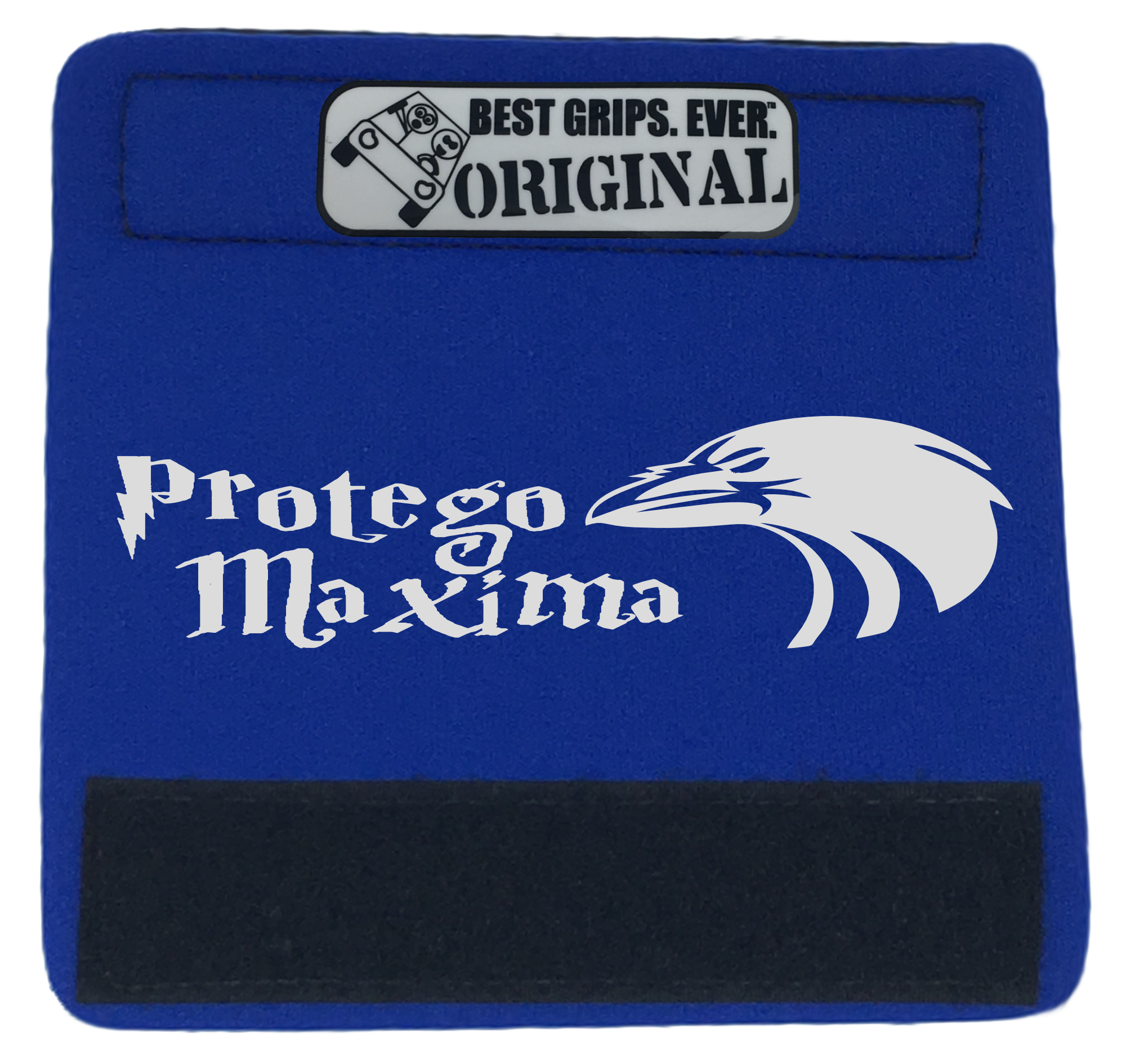 The Raven Grip featuring smooth artwork and a super-soft base, designed for comfort and style in vehicles.