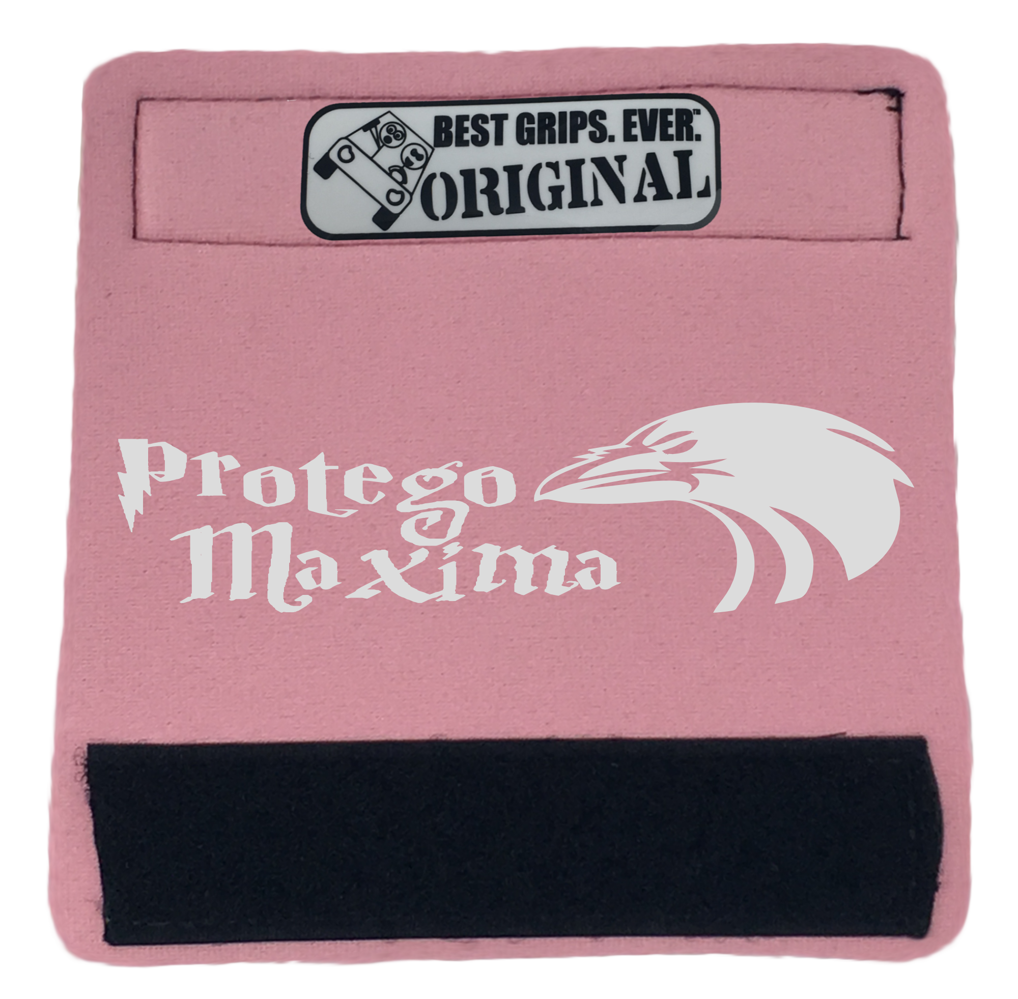 The Raven Grip featuring smooth artwork and a super-soft base, designed for comfort and style in vehicles.