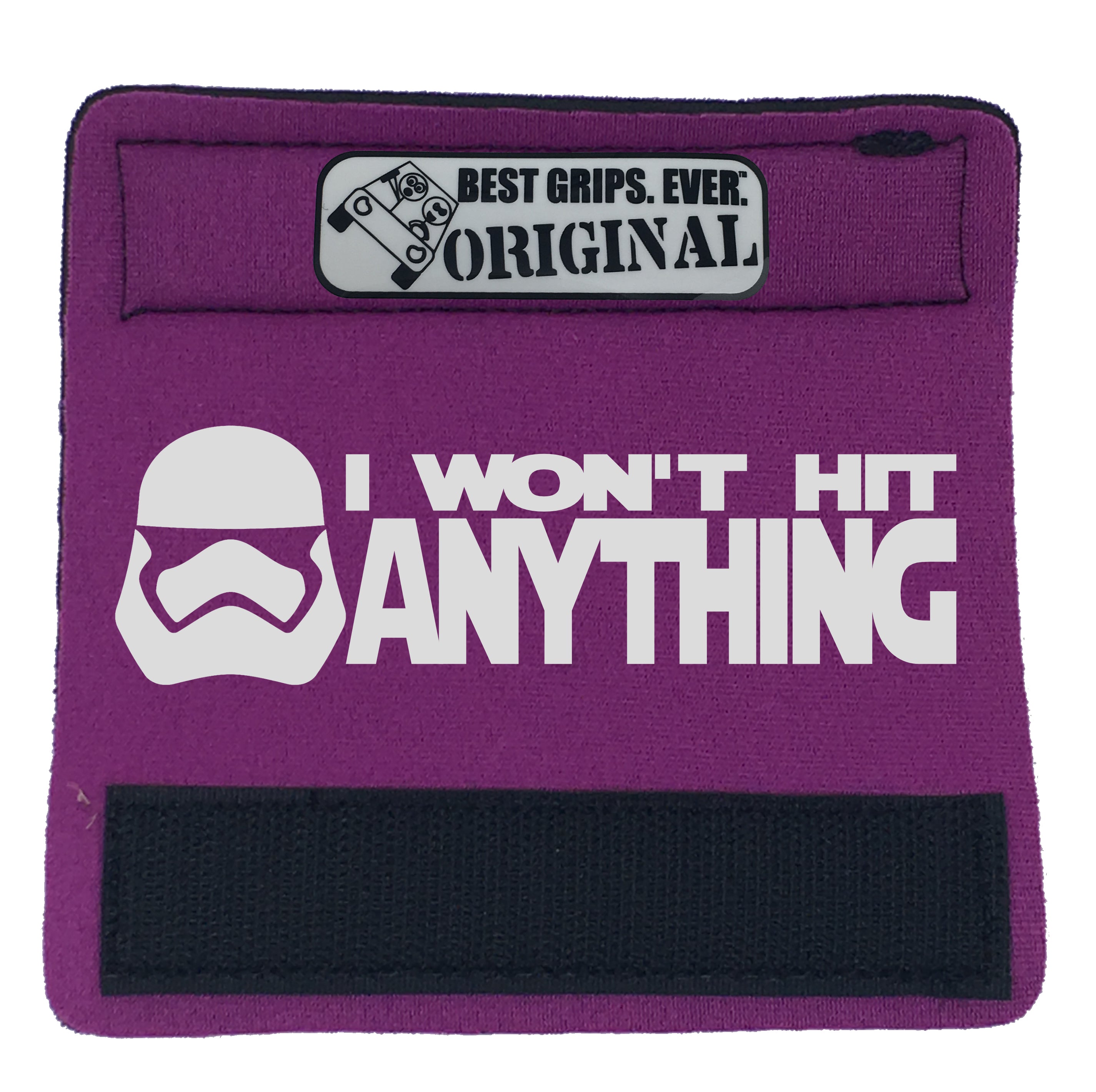 The Stormtrooper 2 Grip featuring smooth artwork and a soft base, designed for vehicle steering wheels.