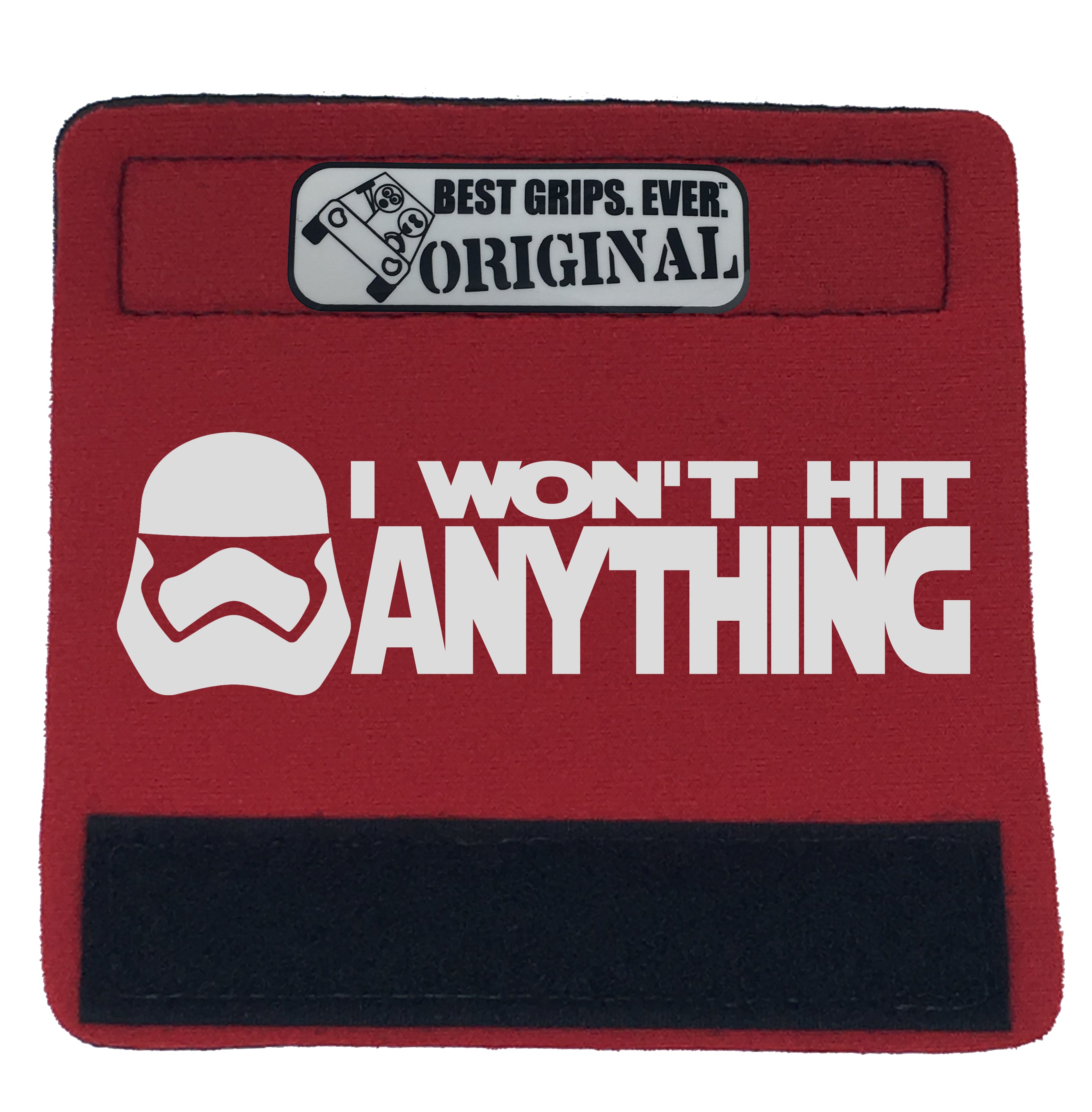 The Stormtrooper 2 Grip featuring smooth artwork and a soft base, designed for vehicle steering wheels.