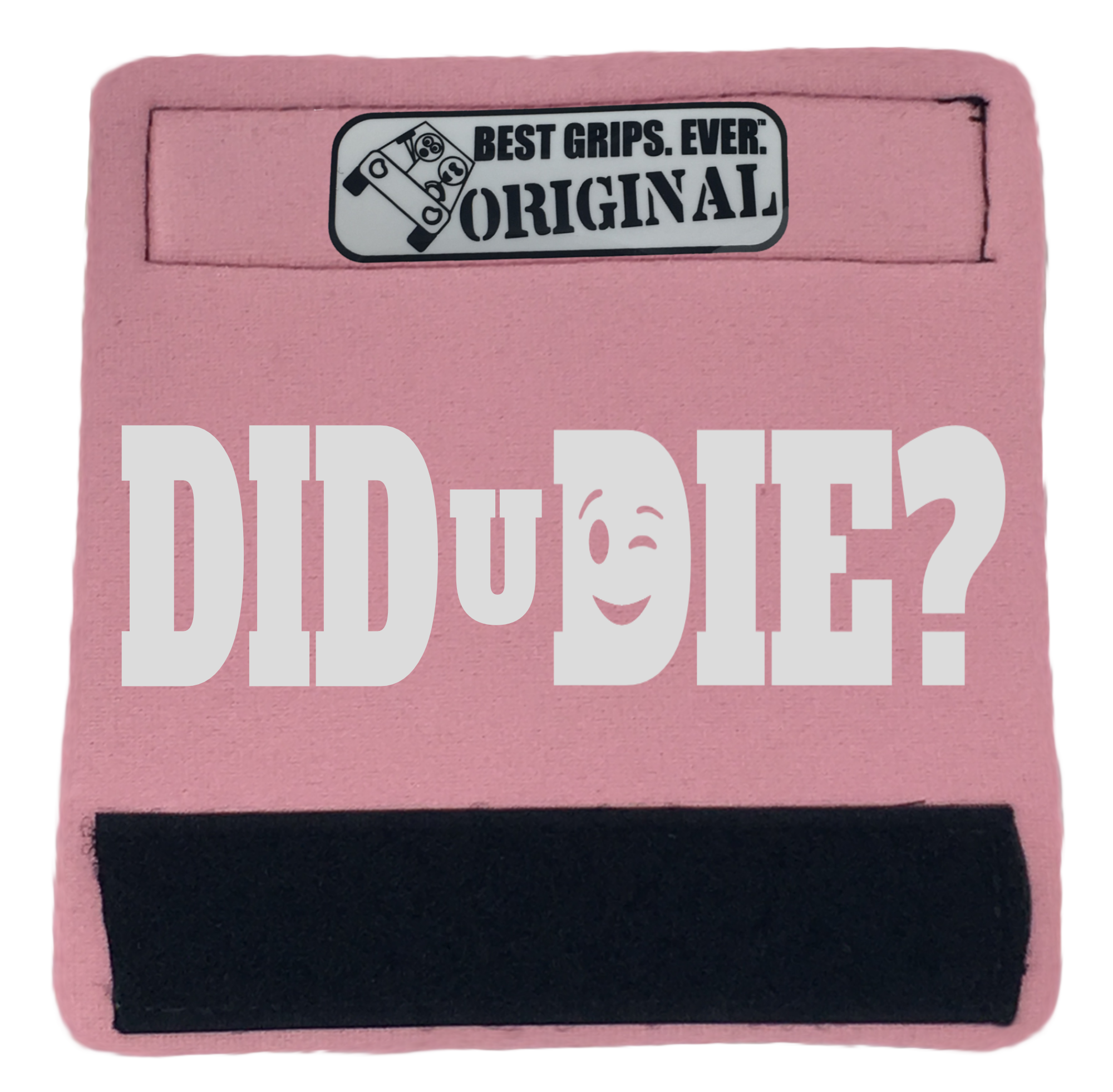 The Wink Grip featuring smooth artwork and a soft base, designed for vehicle interiors.