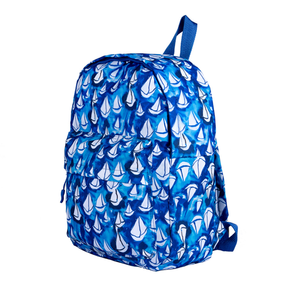 Anemoss Marine Collection Sailboat Rucksack in modernem Design, gefertigt aus robustem 630 Denier Impertex Stoff, ideal für Schule und Reisen.