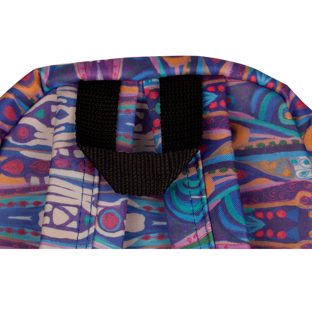 Biggdesign Blue Water Rucksack in Blau, aus hochwertigem Polyester und Baumwolle, mit wasserdichtem Material und ergonomischem Design.