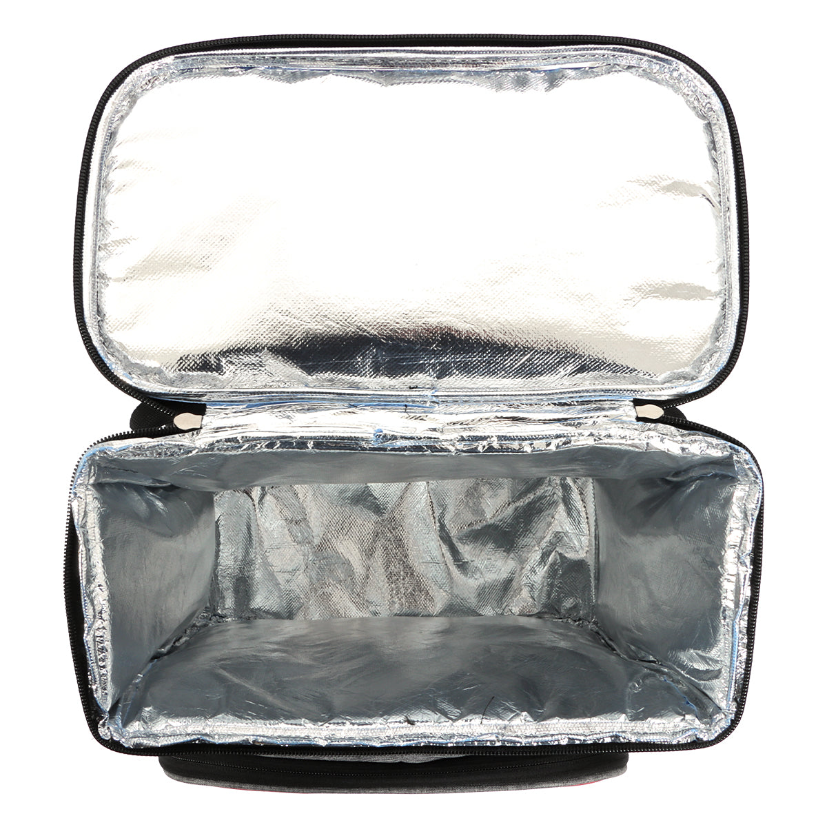 Biggdesign Cats graue Kühlrucksack mit isolierter Innenfolie und verstellbaren Schultergurten, ideal für Picknicks und Ausflüge.